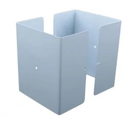 Promo โ๏ธ 5 in. x 5 in. x 1/2 ft. H Powder ๐ฅฐ Coated White - Galvanized Steel Pro Series Mailbox and Fence Post Guard by Fence Armor โจ