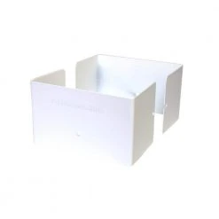 Best Pirce ❤️ 5 in. L x 5 in. W x 1/4 ft. H White Fence Post Guard for Wood or Vinyl by Fence Armor ❤️