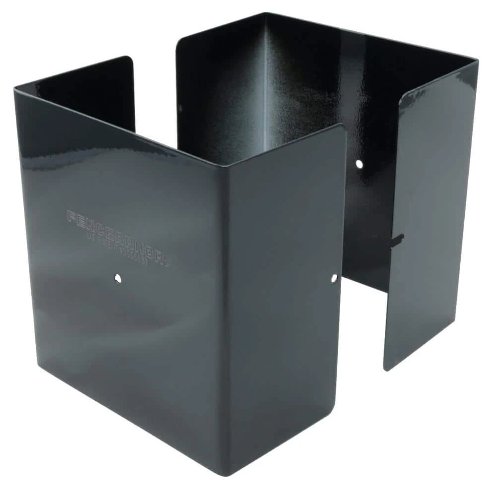 Promo ๐ 6 in. x 6 in. x 1/2 ft. H Powder Coated Black - Galvanized Steel Pro Series Mailbox and Fence Post Guard by Fence Armor ๐ 3 Promo ๐ 6 in. x 6 in. x 1/2 ft. H Powder Coated Black - Galvanized Steel Pro Series Mailbox and Fence Post Guard by Fence Armor ๐