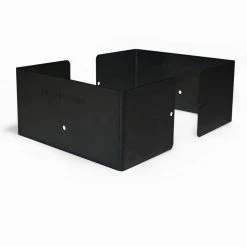Hot Sale 🔔 6 in. L x 6 in. W x 1/4 ft. H Black Fence Post Guard for Wood or Vinyl by Fence Armor 🌟