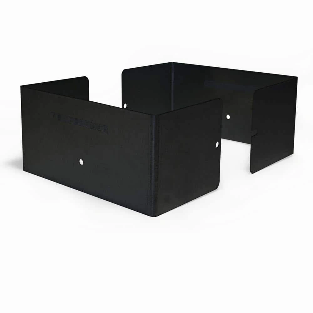 Hot Sale 🔔 6 in. L x 6 in. W x 1/4 ft. H Black Fence Post Guard for Wood or Vinyl by Fence Armor 🌟 3 Hot Sale 🔔 6 in. L x 6 in. W x 1/4 ft. H Black Fence Post Guard for Wood or Vinyl by Fence Armor 🌟