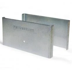 Top 10 ⌛ Galvanized Steel Demi Fence Post Guard 6 in. L x 3 in. H x .5 in. D for Wood or Vinyl by Fence Armor 🎉