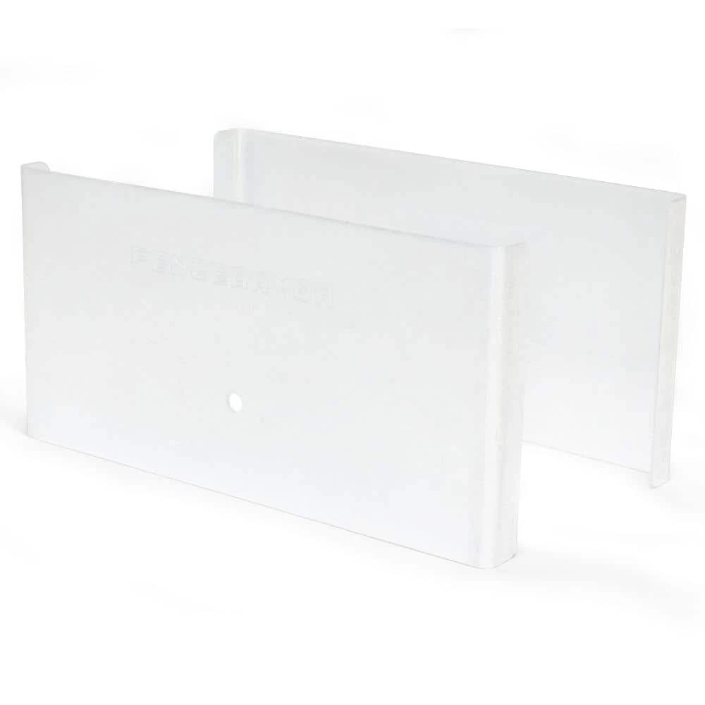 Best Sale โจ 6 in. L x 1/4 ft. H x 1/2 in. D White Demi Fence Post Guard for Wood or Vinyl by Fence Armor ๐ 3 Best Sale โจ 6 in. L x 1/4 ft. H x 1/2 in. D White Demi Fence Post Guard for Wood or Vinyl by Fence Armor ๐
