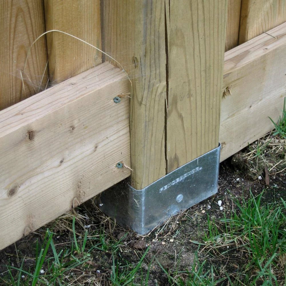 Top 10 𧨠Galvanized Steel Fence Post Guard 5.5 in. L x 5.5 in. W x 3 in. H for Wood by Fence Armor β 6 Top 10 𧨠Galvanized Steel Fence Post Guard 5.5 in. L x 5.5 in. W x 3 in. H for Wood by Fence Armor β - Image 4