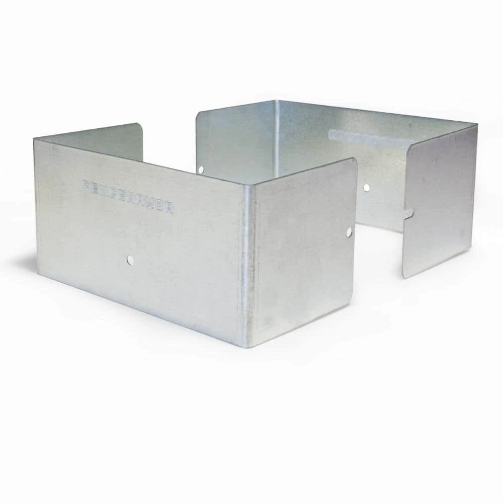 Top 10 𧨠Galvanized Steel Fence Post Guard 5.5 in. L x 5.5 in. W x 3 in. H for Wood by Fence Armor β 3 Top 10 𧨠Galvanized Steel Fence Post Guard 5.5 in. L x 5.5 in. W x 3 in. H for Wood by Fence Armor β