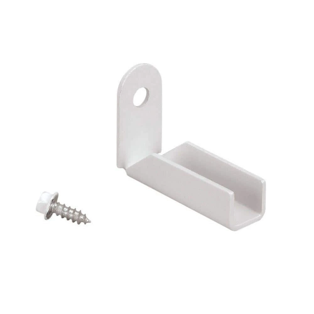Promo ๐ White Fence Mounting Bracket for 1 in. Square Rails by US Door & Fence ๐ 3 Promo ๐ White Fence Mounting Bracket for 1 in. Square Rails by US Door & Fence ๐