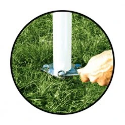 Budget ✔️ 112-158 Pylex Ground Spike fits 1-1/2 in. - 1-5/8 in. Adjustable Spytek Round Post by Unbranded ❤️ -Cheap Fence Gates Plus Store fence hardware 13020 1f 1000