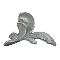 Outlet 🔔 2-3/8 in. x 2-3/4 in. x 1/8 in. Raw Leaf Stamped Right Hand by arteferro ❤️ -Cheap Fence Gates Plus Store fence hardware 136 3 4f 1000