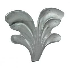 Outlet 🔔 2-3/8 in. x 2-3/4 in. x 1/8 in. Raw Leaf Stamped Right Hand by arteferro ❤️