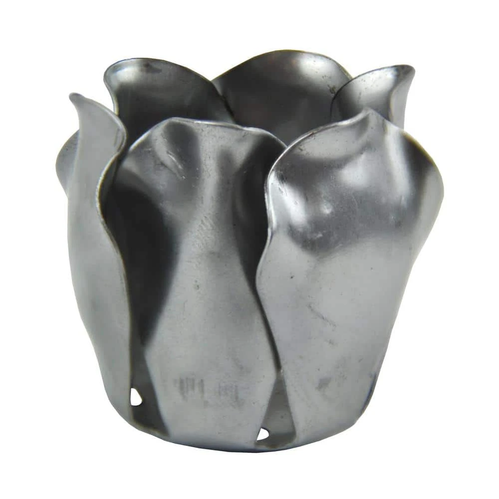 Brand new ⌛ 1-9/16 in. x 1-1/2 in. Round Stamped Floral Design Raw Forged Rosette by arteferro 😀 3 Brand new ⌛ 1-9/16 in. x 1-1/2 in. Round Stamped Floral Design Raw Forged Rosette by arteferro 😀