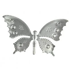 Promo 🔔 2-9/16 in. x 4-5/16 in. and 0.0197 in. Stamped Raw Steel Small Butterfly by arteferro 🥰