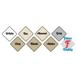 Buy ❤️ Vinyl Fence Repair Kit in White by Unbranded ✨ -Cheap Fence Gates Plus Store fence hardware 45 0gsk e42f fa 1000