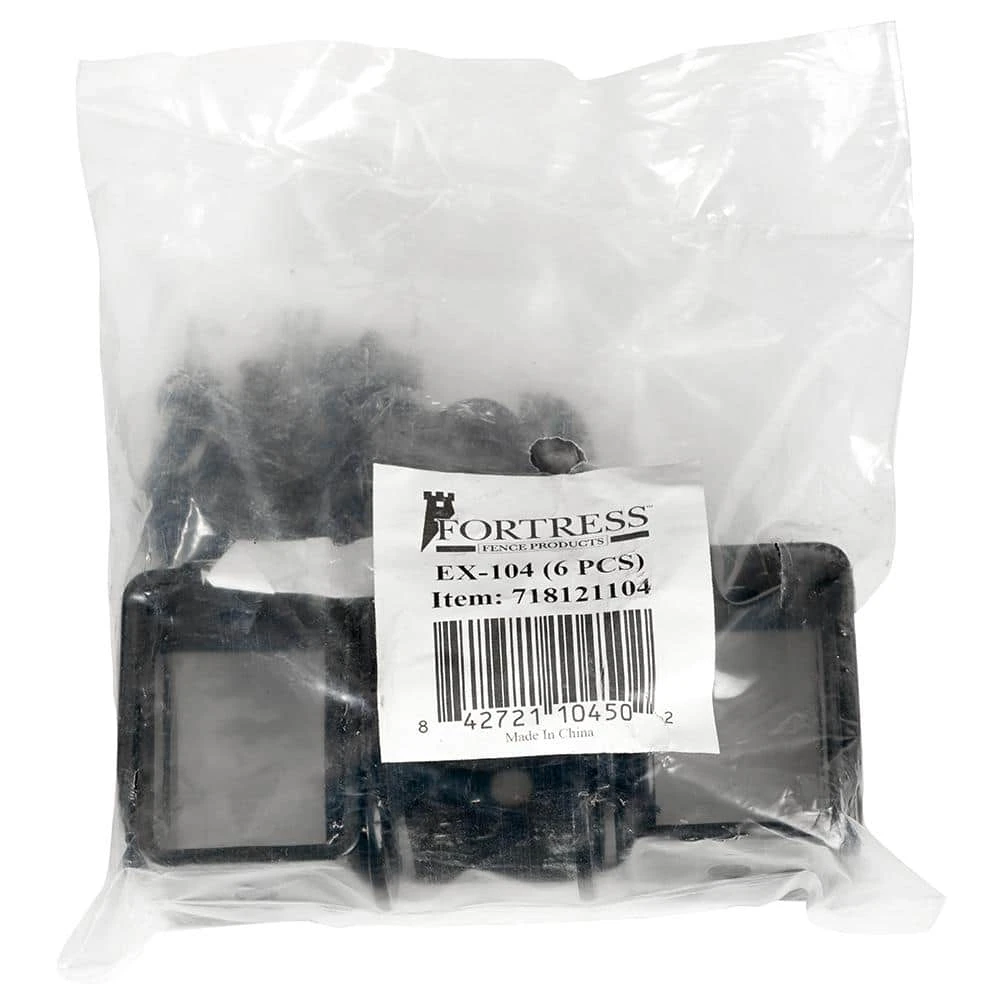 Deals ๐ Versai Gloss Black Fence Post End Brackets (6-Pack) by Unbranded โจ 5 Deals ๐ Versai Gloss Black Fence Post End Brackets (6-Pack) by Unbranded โจ - Image 3