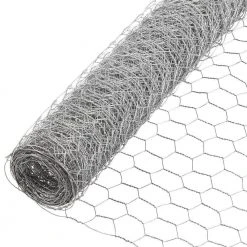 Flash Sale 🥰 2 ft. x 50 ft. 20-Gauge Poultry Netting with 2 in. Mesh by Fencer Wire ⌛ -Cheap Fence Gates Plus Store fencer wire chicken wire nb20 2x50m2 4f 1000