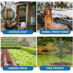 Best deal 😀 5 ft. x 150 ft. 20-Gauge Poultry Netting with 1 in. Mesh by Fencer Wire ⌛ -Cheap Fence Gates Plus Store fencer wire chicken wire nb20 5x150m1 fa 1000
