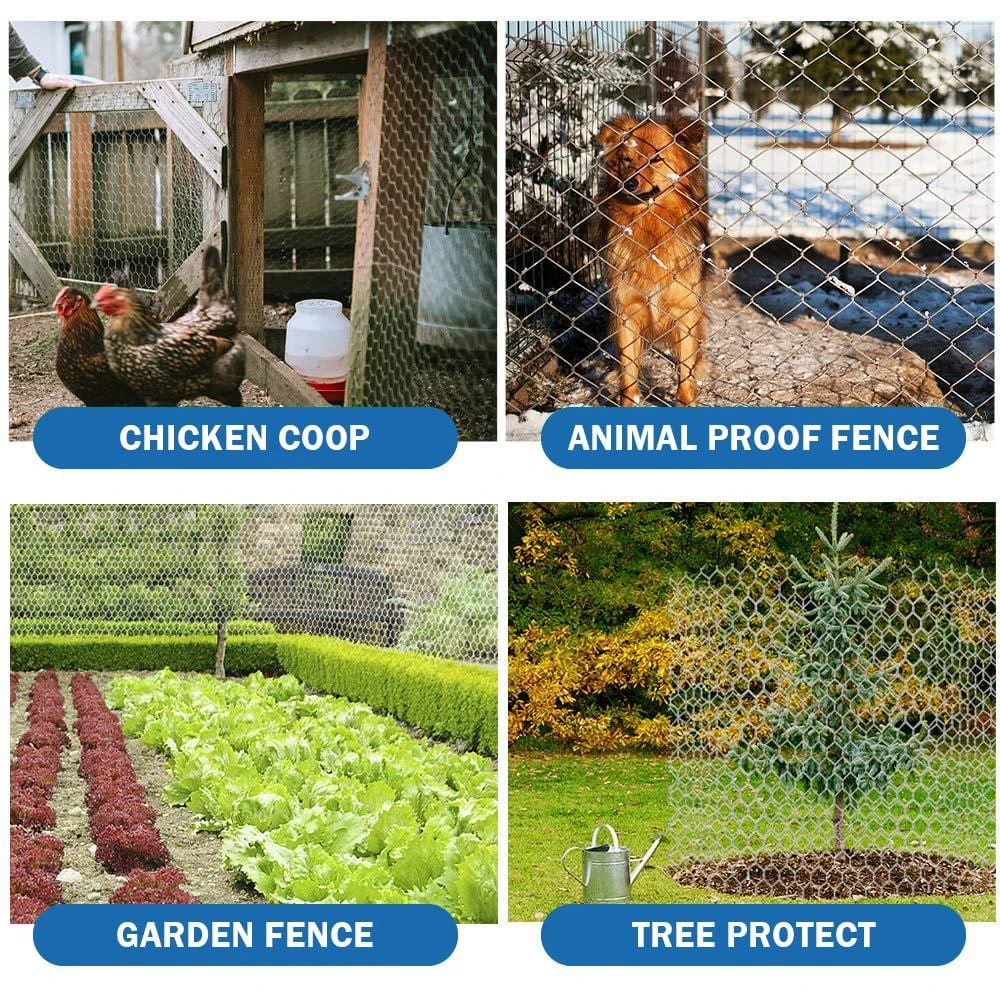 Cheapest ✔️ 6 ft. x 50 ft. 20-Gauge Poultry Netting with 2 in. Mesh by Fencer Wire ✨ 8 Cheapest ✔️ 6 ft. x 50 ft. 20-Gauge Poultry Netting with 2 in. Mesh by Fencer Wire ✨ - Image 6