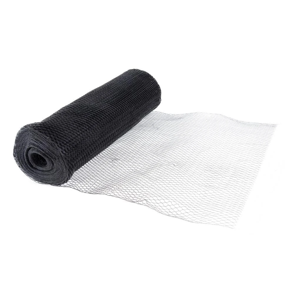 Discount 👏 4 ft. x 150 ft. 19-Gauge Black Vinyl ⭐ Coated Poultry Netting with 3/4 in. Mesh by Fencer Wire ⌛ 6 Discount 👏 4 ft. x 150 ft. 19-Gauge Black Vinyl ⭐ Coated Poultry Netting with 3/4 in. Mesh by Fencer Wire ⌛ - Image 4