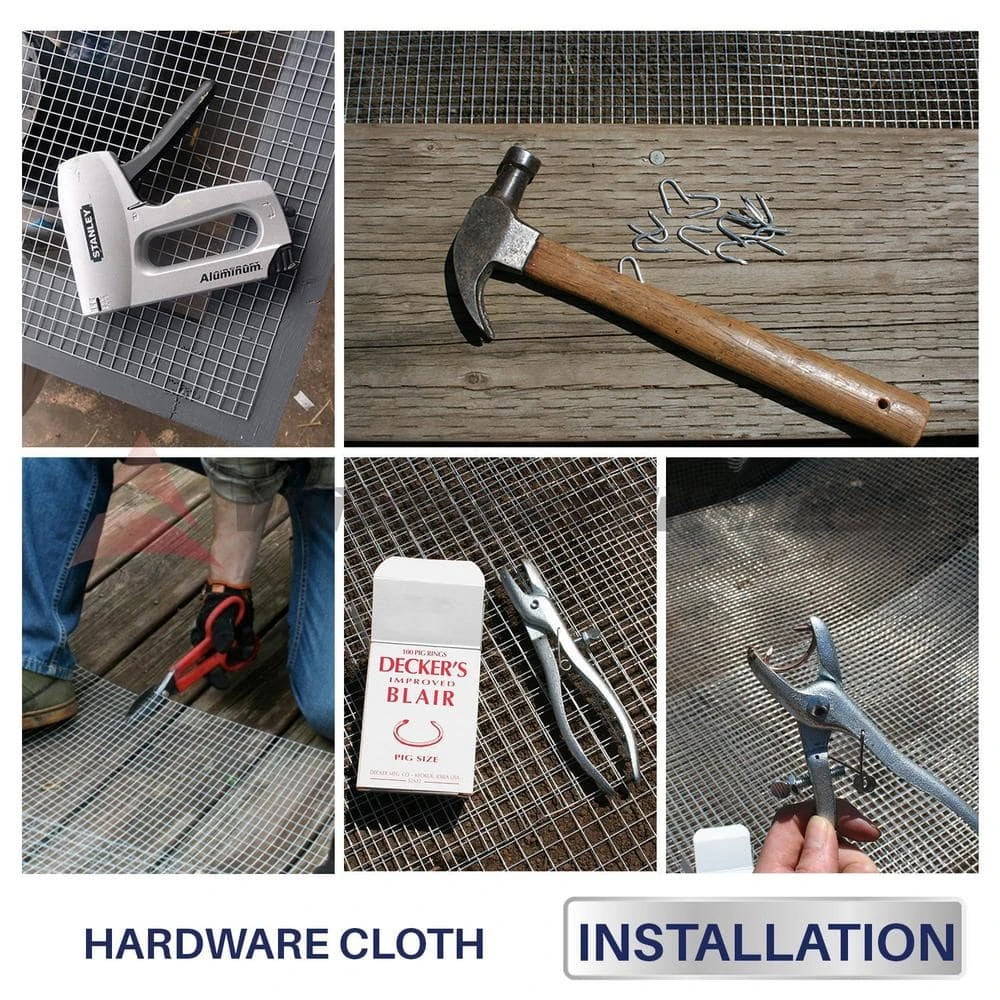 Wholesale ๐ 1/4 in. x 3 ft. x 25 ft. 23-Gauge Hardware Cloth by Fencer Wire โจ 4 Wholesale ๐ 1/4 in. x 3 ft. x 25 ft. 23-Gauge Hardware Cloth by Fencer Wire โจ - Image 2