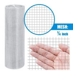 Buy 🔥 1/4 in. x 3 ft. x 50 ft. 23-Gauge Hardware Cloth, Hot-Dip Galvanized After Welding, Heavy-Duty Welding Fencing by Fencer Wire 🔔 -Cheap Fence Gates Plus Store fencer wire hardware cloth fencing ca23 3x50mf14 1d 1000