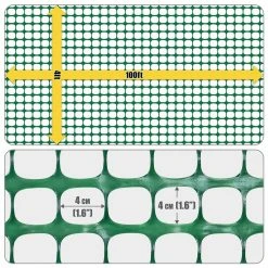 Deals 🎉 4 ft. x 100 ft. Outdoor Snow Fence, Plastic Safety Mesh, Temporary Garden Netting for Poultry, Green by Fencer Wire 😀 14 Deals 🎉 4 ft. x 100 ft. Outdoor Snow Fence, Plastic Safety Mesh, Temporary Garden Netting for Poultry, Green by Fencer Wire 😀 -Cheap Fence Gates Plus Store fencer wire snow fencing psc10 g4x100m44cm 40 1000
