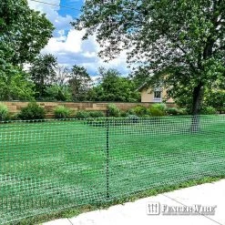 Deals 🎉 4 ft. x 100 ft. Outdoor Snow Fence, Plastic Safety Mesh, Temporary Garden Netting for Poultry, Green by Fencer Wire 😀 18 Deals 🎉 4 ft. x 100 ft. Outdoor Snow Fence, Plastic Safety Mesh, Temporary Garden Netting for Poultry, Green by Fencer Wire 😀 -Cheap Fence Gates Plus Store fencer wire snow fencing psc10 g4x100m44cm 4f 1000