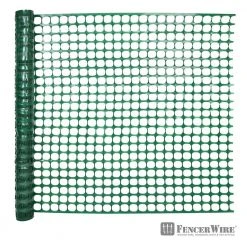 Deals 🎉 4 ft. x 100 ft. Outdoor Snow Fence, Plastic Safety Mesh, Temporary Garden Netting for Poultry, Green by Fencer Wire 😀