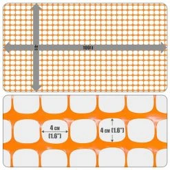 Flash Sale ๐ 4 ft. x 100 ft. Outdoor Snow Fence, Plastic Safety Mesh, Temporary Garden Netting for Poultry in Orange by Fencer Wire ๐ฅ 17 Flash Sale ๐ 4 ft. x 100 ft. Outdoor Snow Fence, Plastic Safety Mesh, Temporary Garden Netting for Poultry in Orange by Fencer Wire ๐ฅ -Cheap Fence Gates Plus Store fencer wire snow fencing psc10 o4x100m44cm 1d 1000