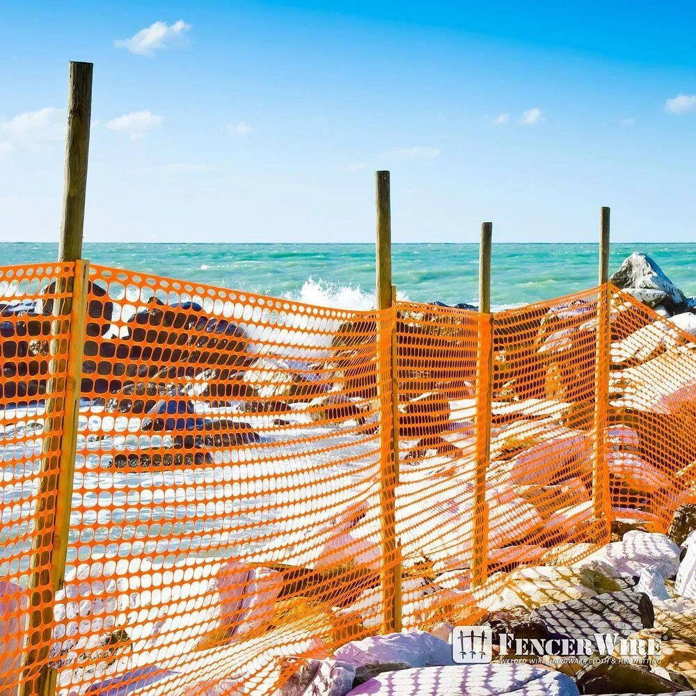 Flash Sale ๐ 4 ft. x 100 ft. Outdoor Snow Fence, Plastic Safety Mesh, Temporary Garden Netting for Poultry in Orange by Fencer Wire ๐ฅ 12 Flash Sale ๐ 4 ft. x 100 ft. Outdoor Snow Fence, Plastic Safety Mesh, Temporary Garden Netting for Poultry in Orange by Fencer Wire ๐ฅ - Image 10