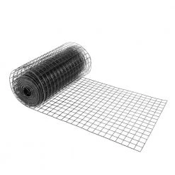 Cheapest ๐ 4 ft. x 50 ft. 16-Gauge Black PVC Coated Welded Wire Mesh Size 1.5 in. x 1.5 in. by Fencer Wire ๐ฏ