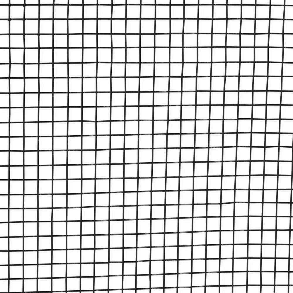 Discount 🤩 4 ft. x 50 ft. 16-Gauge Black PVC 🔥 Coated Welded Wire Fence with Mesh Size 1/2 in. x 1/2 in. by Fencer Wire ⌛ 4 Discount 🤩 4 ft. x 50 ft. 16-Gauge Black PVC 🔥 Coated Welded Wire Fence with Mesh Size 1/2 in. x 1/2 in. by Fencer Wire ⌛ - Image 2