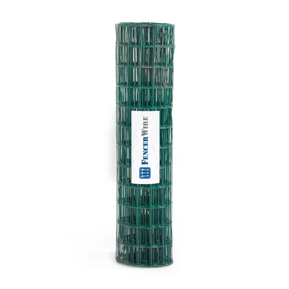 Outlet ๐ฏ 2 ft. x 25 ft. 16-Gauge Green PVC Coated Welded Wire Fence with Mesh Size 3 in. x 2 in. by Fencer Wire ๐ 3 Outlet ๐ฏ 2 ft. x 25 ft. 16-Gauge Green PVC Coated Welded Wire Fence with Mesh Size 3 in. x 2 in. by Fencer Wire ๐