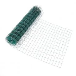 New 😀 4 ft. x 50 ft. 16-Gauge Green PVC Coated Welded Wire Fence with Mesh Size 3 in. x 2 in. by Fencer Wire 😉 -Cheap Fence Gates Plus Store fencer wire welded wire fencing wv16 g4x50m32 1f 1000
