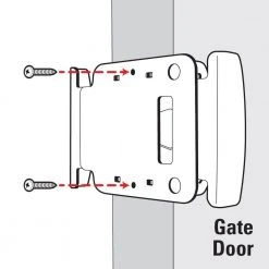 Promo ✨ Two-way Fence Gate Latch by Fenix 😍 -Cheap Fence Gates Plus Store fenix fence gate latches slide bolts 04034 44 1000