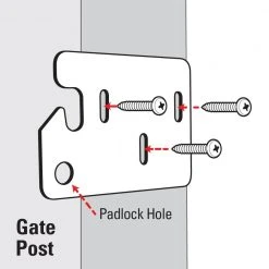 Promo ✨ Two-way Fence Gate Latch by Fenix 😍 -Cheap Fence Gates Plus Store fenix fence gate latches slide bolts 04034 d4 1000