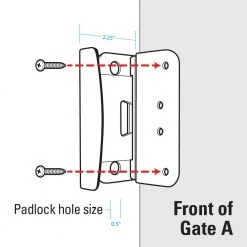 Promo ✨ Two-way Fence Gate Latch by Fenix 😍 -Cheap Fence Gates Plus Store fenix fence gate latches slide bolts 04034 fa 1000