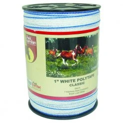 Flash Sale ❤️ 1 in. White Classic Polytape by Field Guardian 🤩
