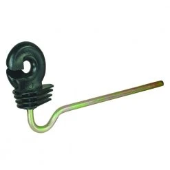 Coupon 🔔 Wood Post - 8 in. Screw in Ring Insulator - Polyrope - Black by Field Guardian ✔️