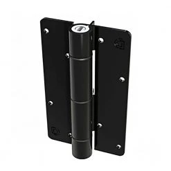Budget 🎉 5 in. Black Aluminum Fence Self-Closing Gate Hinge by FORGERIGHT ⭐