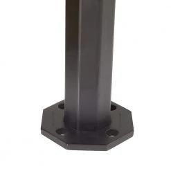 Top 10 🧨 Evolver Black Steel Mounted Base Line Post by FORTRESS 😉 -Cheap Fence Gates Plus Store fortress fence hardware 35320 c3 1000