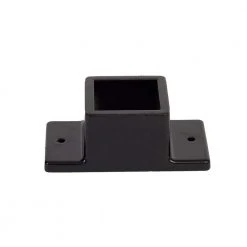 Cheapest ⌛ Athens Gloss Black Aluminum Fence Wall Mount Bracket (6-Pack) by FORTRESS 🤩 -Cheap Fence Gates Plus Store fortress fence hardware 430080 4f 1000