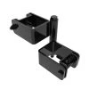 New 🥰 Versai 2 in. x 2 in. Gloss Black Steel Fence Gate Hinge for Drive Gate Pair by FORTRESS ⌛ -Cheap Fence Gates Plus Store fortress gate opener accessories 650165 64 1000