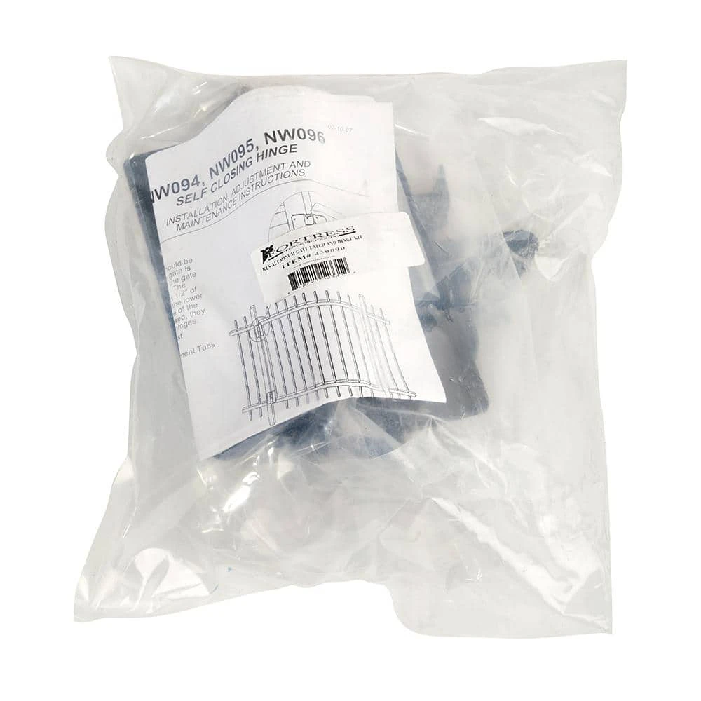 Flash Sale ๐ Athens Black Aluminum Gate Latch and Hinge Kit Set by Unbranded โค๏ธ 4 Flash Sale ๐ Athens Black Aluminum Gate Latch and Hinge Kit Set by Unbranded โค๏ธ - Image 2