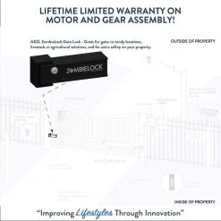 Budget 🛒 ZombieLock Automatic Gate Lock for Automatic Gate Openers by GHOST CONTROLS ❤️ 16 Budget 🛒 ZombieLock Automatic Gate Lock for Automatic Gate Openers by GHOST CONTROLS ❤️ -Cheap Fence Gates Plus Store ghost controls gate opener accessories axzl 44 1000