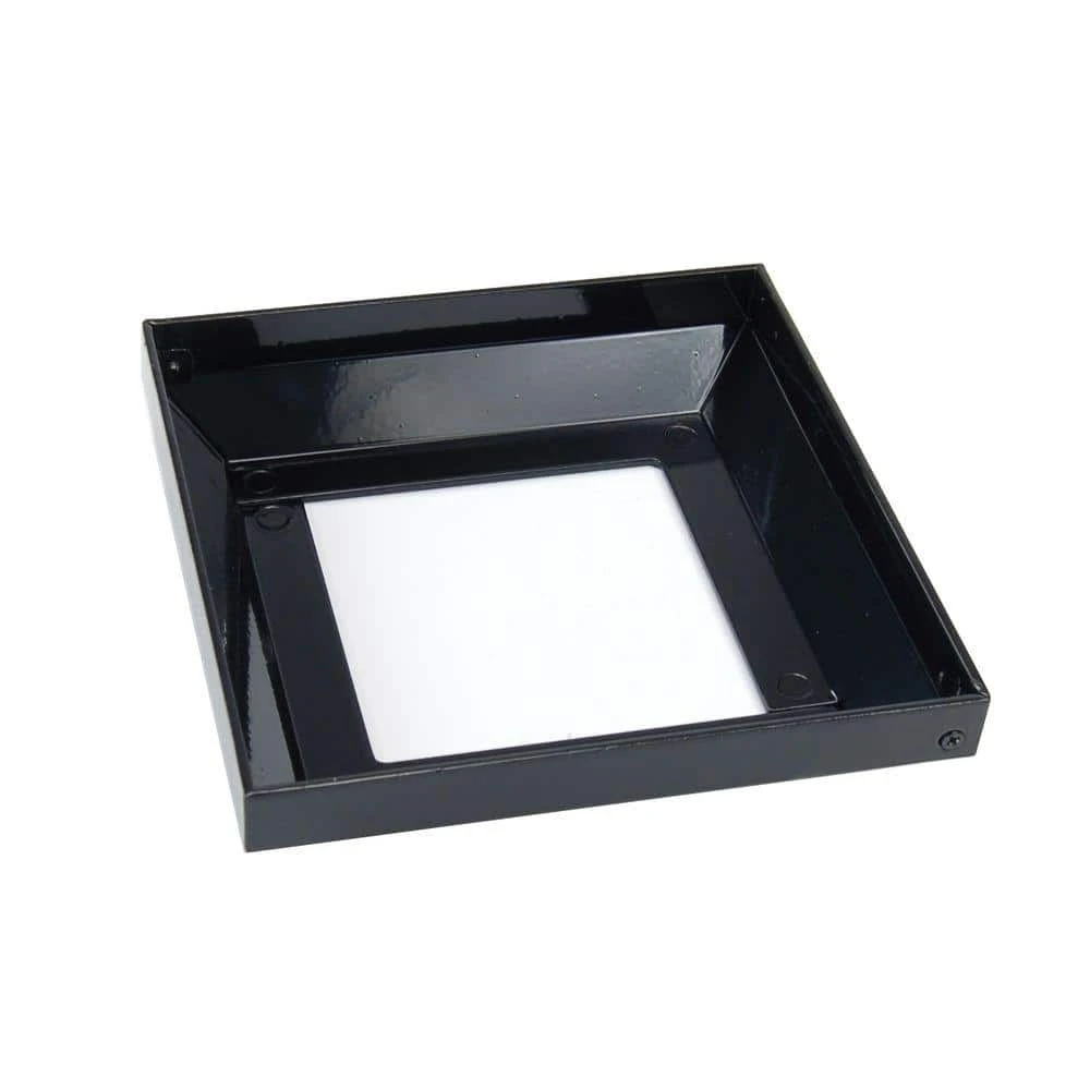 Deals 🌟 3.5 in. x 3.5 in. Gloss Black Aluminum Deck Post Base Cover by Accents 🥰 4 Deals 🌟 3.5 in. x 3.5 in. Gloss Black Aluminum Deck Post Base Cover by Accents 🥰 - Image 2