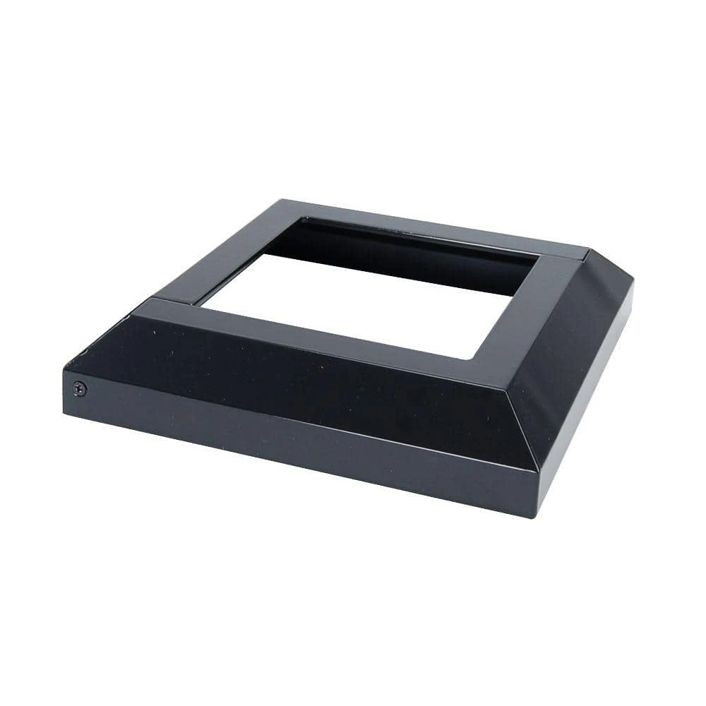 Buy ๐ 4 in. x 4 in. Gloss Black Aluminum Deck Post Base Cover by Fortress Accents ๐ 3 Buy ๐ 4 in. x 4 in. Gloss Black Aluminum Deck Post Base Cover by Fortress Accents ๐