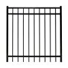 Outlet ❤️ Versai 4 ft. W x 4 ft. H Gloss Black Steel Flat Top Design Fence Gate by FORTRESS 🥰 1 Outlet ❤️ Versai 4 ft. W x 4 ft. H Gloss Black Steel Flat Top Design Fence Gate by FORTRESS 🥰 -Cheap Fence Gates Plus Store gloss black fortress metal fence gates 713460441 64 1000