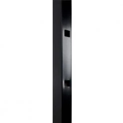Deals ⭐ Athens 2 in. x 2 in. x 6 ft. Gloss Black Aluminum Pressed Spear Fence Gate Post by FORTRESS 🔔 -Cheap Fence Gates Plus Store gloss black fortress metal fence posts 4032048432m 4f 1000