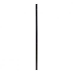 Deals ⭐ Athens 2 in. x 2 in. x 6 ft. Gloss Black Aluminum Pressed Spear Fence Gate Post by FORTRESS 🔔