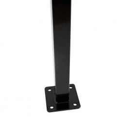 Outlet 🤩 Versai 2 in. x 2 in. x 4 ft. Gloss Black Steel Fence Post with 5 in. Base Plate by FORTRESS 😉 9 Outlet 🤩 Versai 2 in. x 2 in. x 4 ft. Gloss Black Steel Fence Post with 5 in. Base Plate by FORTRESS 😉 -Cheap Fence Gates Plus Store gloss black fortress metal fence posts 640077 4f 1000