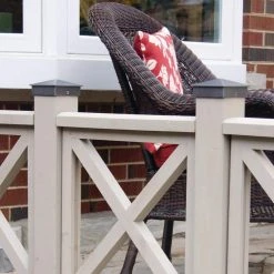 Hot Sale 😀 4 in. x 4 in. Powder Coated Aluminum Pyramid Post Cap by Yardistry 🧨 -Cheap Fence Gates Plus Store gray black yardistry deck post caps yp21014 4f 1000